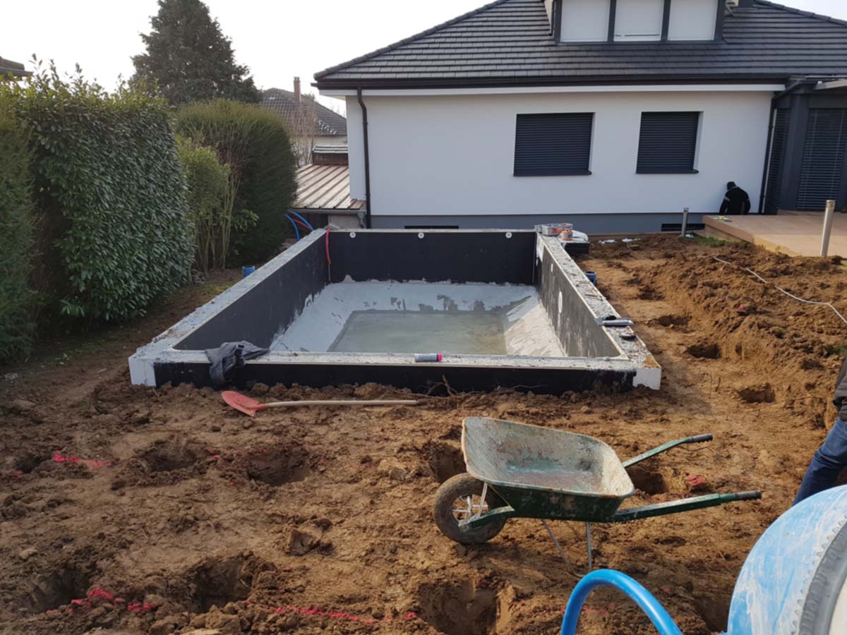 Piscine extérieure – Alsace – Breuschwickersheim