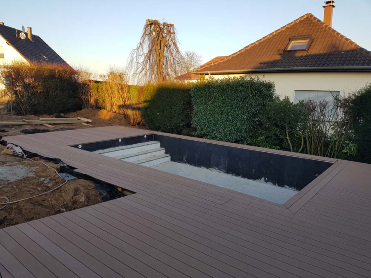 Piscine extérieure – Alsace – Breuschwickersheim