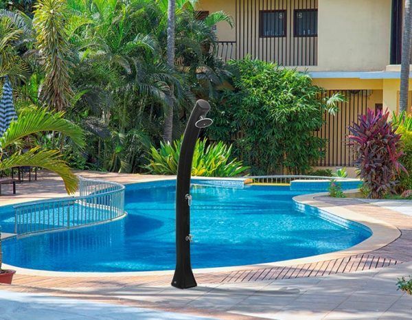 Douche Solaire Happy 4x4 - 44L - Anthracite avec rince pieds