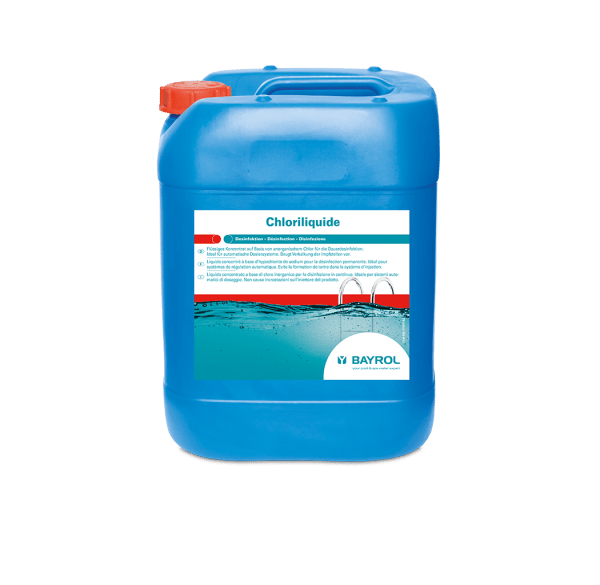Chloriliquide non stabilisé 20L pour régulation automatique