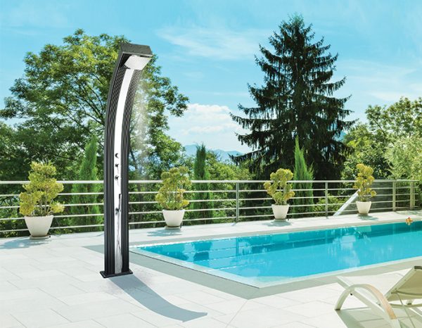 Douche Hybride Dada Curve 40L Coloris Anthracite