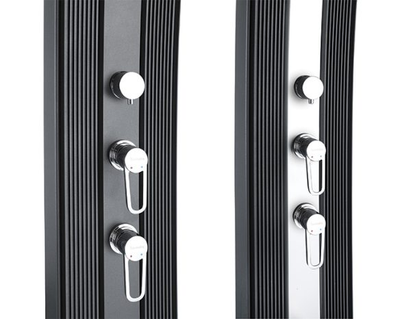 Douche Hybride Dada Curve 40L Coloris Anthracite