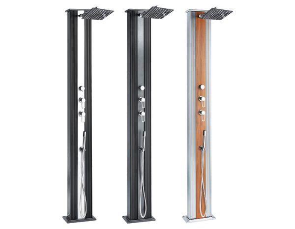 Douche Hybride Dada Straight 40L Coloris Anthracite / Alu brossé